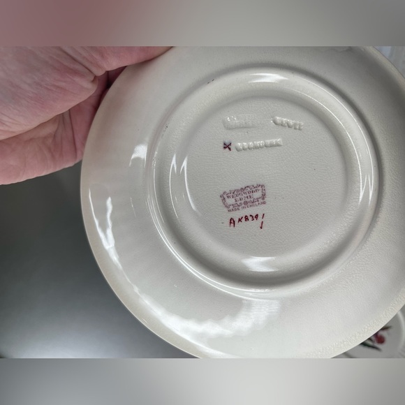 Vintage Wedgwood Edme Conway Plates/ Oversized Saucers Bread Plate Set Of 4 - Picture 5 of 7